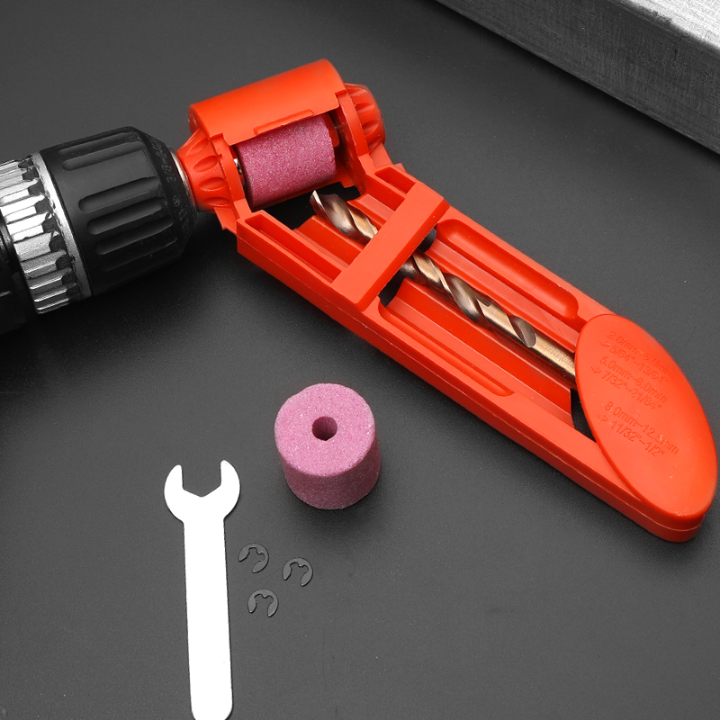 GREENERY Grinding Wheel Drill Bit Sharpener Hand Tools Nail Drill Bits Set Sharpener For Step Drill Dremel Accessories