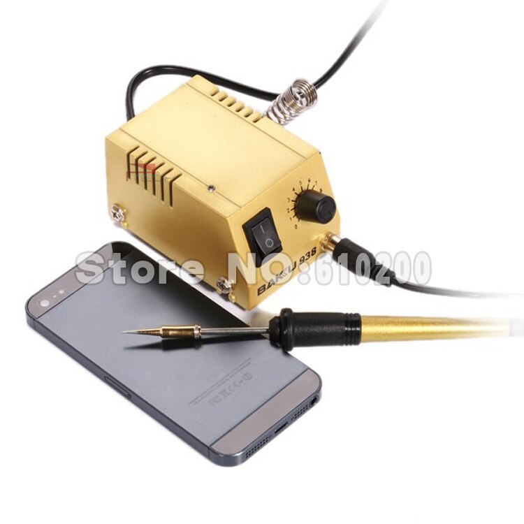 Baku soldeerstation bk -938 mini soldeer 220v snel verwarmende soldeerbout apparatuur lasmachine voor telefoonreparatie