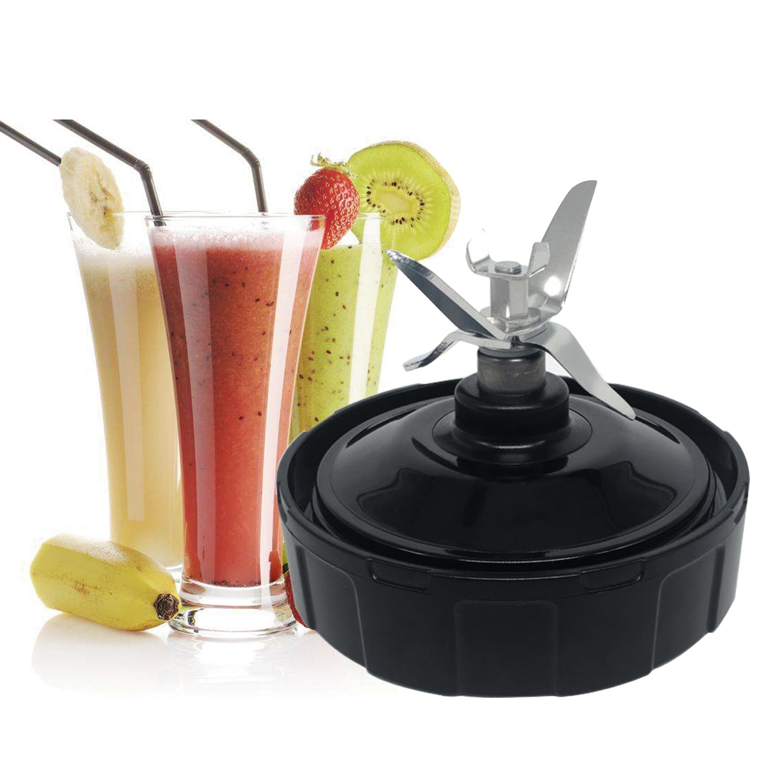 Behogar-piezas de repuesto para licuadora de 6 aletas, accesorio de cuchilla para Nutri Ninja 900W BL450-70 451-70 454-70 1000W BL480-70 481-70