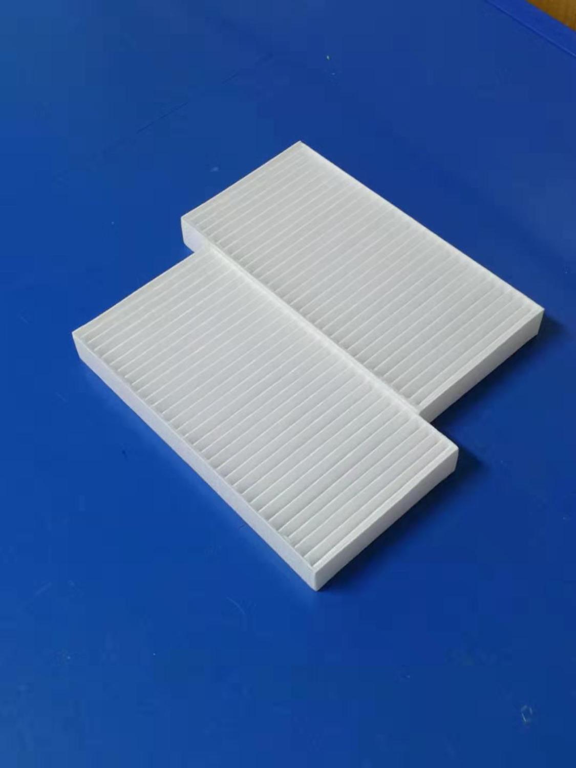Cu1811-2 wix 49093 detaljhandel tillverkning av vita fibrer auto kabinen filter för dodge nitro 181*91*20mm oem 68033193aa 2 st / set