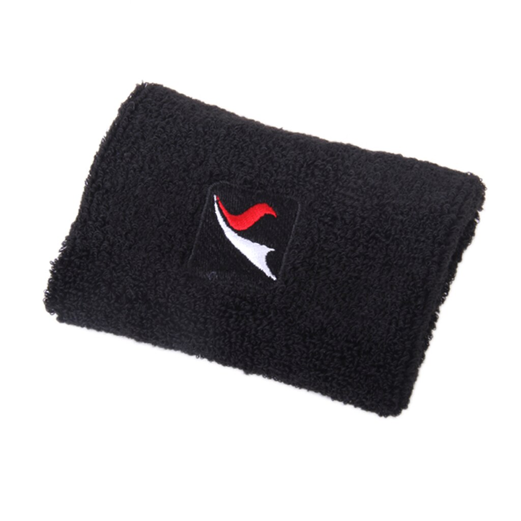 Black Sports Wristband Sweatband Tennis Squash Badminton Gym Exercise Fit