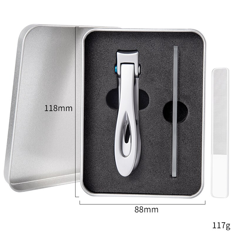 Wide Jaw Nail Clippers Stainless Steel Manicure Cutter Thick Hard Toenail Fingernail Scissors Trimmer Tools: Deep Blue