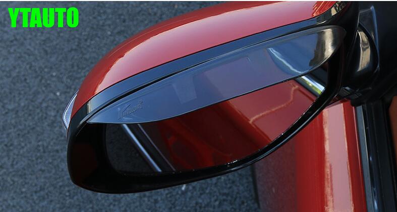 Auto Achteruitkijkspiegel Deflector Regenkap Voor Mitsubishi Outlander ,2 Stks/partij, Auto Styling