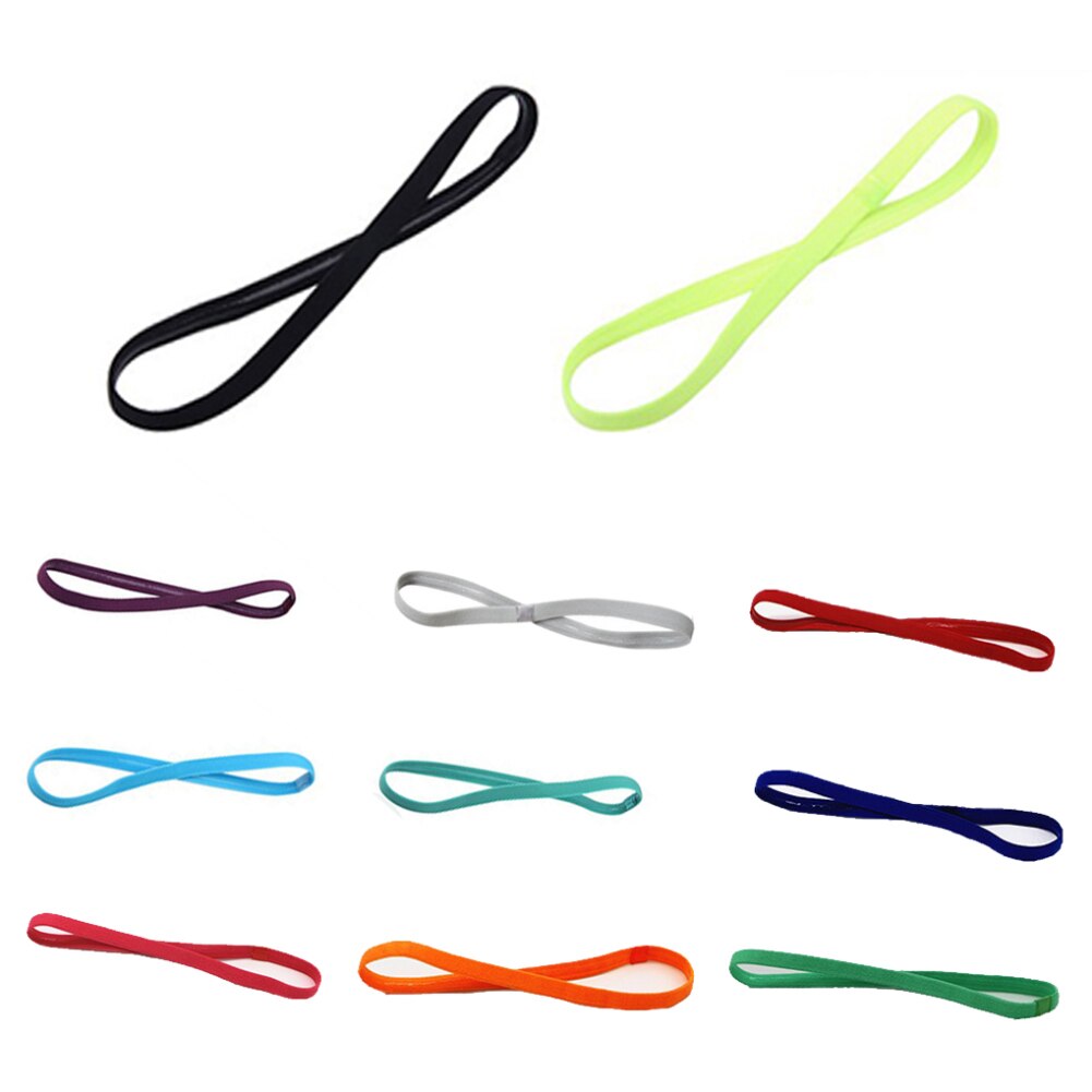 Snoep Kleur Rubber Touw Elastische Draad Koord Touw Rubber Band Elastische Stretch Koord Hoofdband Anti-Slip Yoga Sport Gym tool