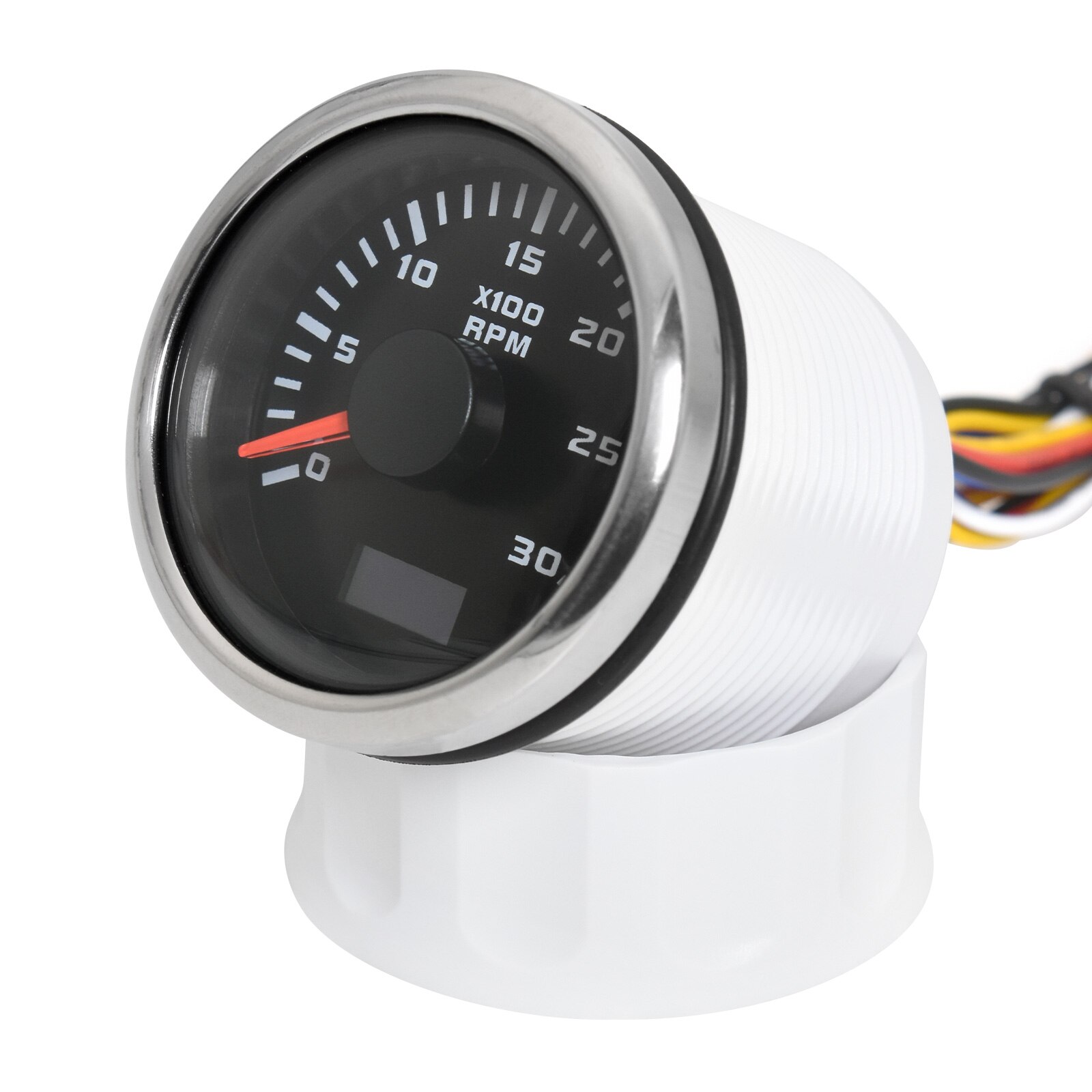52mm Car Tachometer Waterproof LCD Display Tach Hour Counter Meter For Diesel Motor Engine Marine Boat3000 4000 6000 8000RPM
