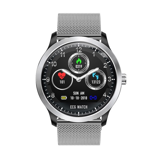 N58 EKG PPG Smart Uhr Electro Display Holter ekg Herz Rate Monitor Blutdruck Smartwatch Für IOS Android Telefon