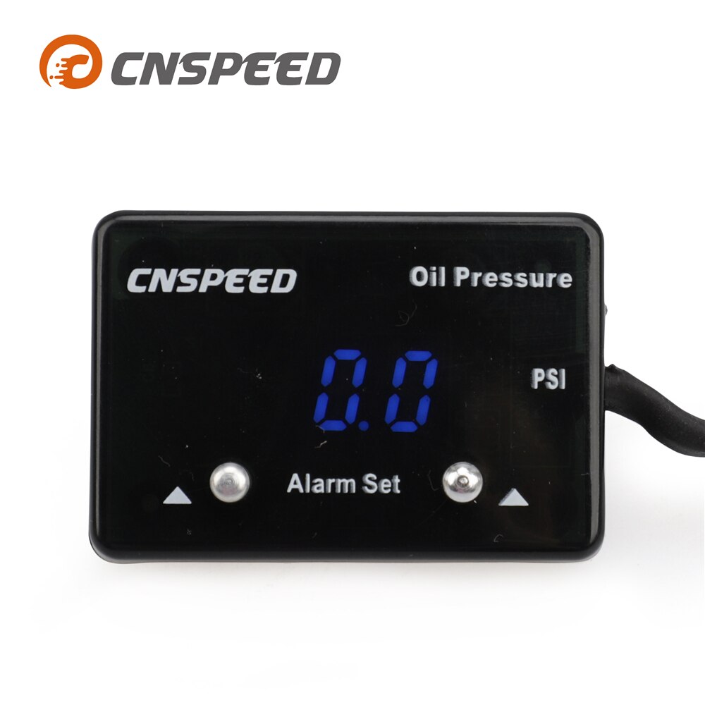 12v Oil Pressure Gauge 0~200 PSI Auto Digital Diesel Universal Red Blue Oil Press Meter with sensor YC101295
