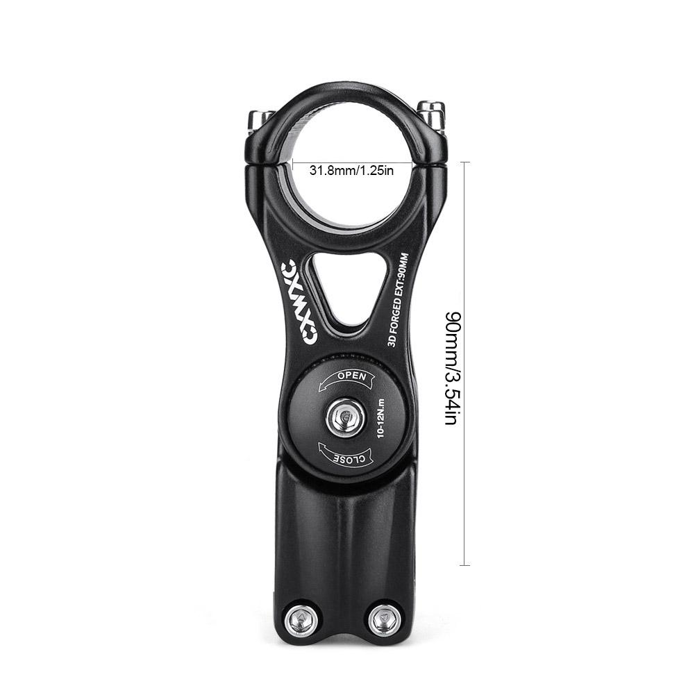 Adjustable Angle Bicycle Handlebar Stem Riser Aluminum Alloy Front Fork Stem Adapter Mountain Bike Stem Accessories