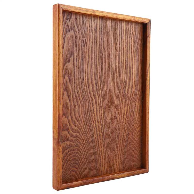 Eabdice Serveerblad Met Handvatten, Houten Ontbijtbord, Thee