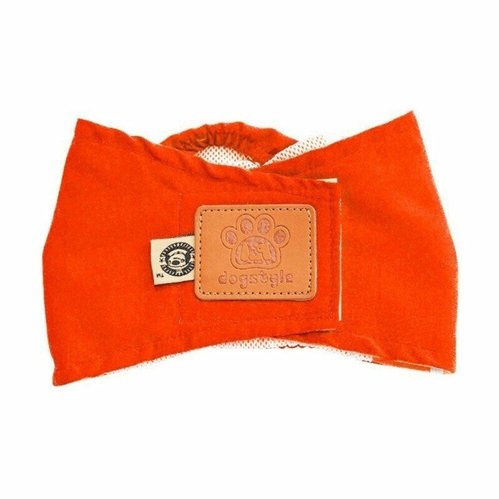 S-XL Männlichen Hund Welpen Windel Windeln Bauch Wrap Band Sanitär Physiologischen Hosen: Orange / M