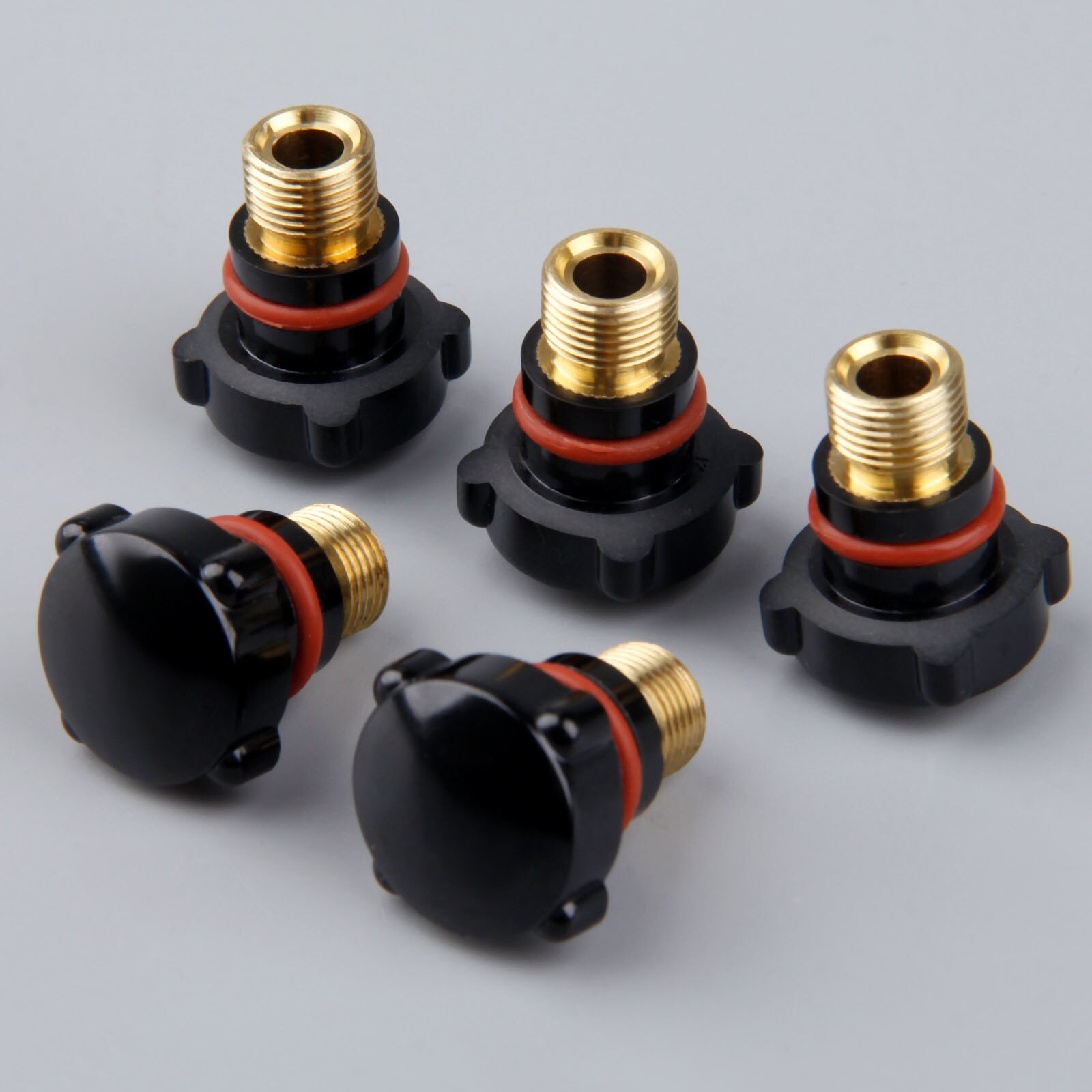 5Pcs 57Y04 TIG Welding Back Cap (Short) for WP17 18 26 TIG Welding Torch Lincoln PTA17 18 26 Torch Miller Diamondback DB17 18 26