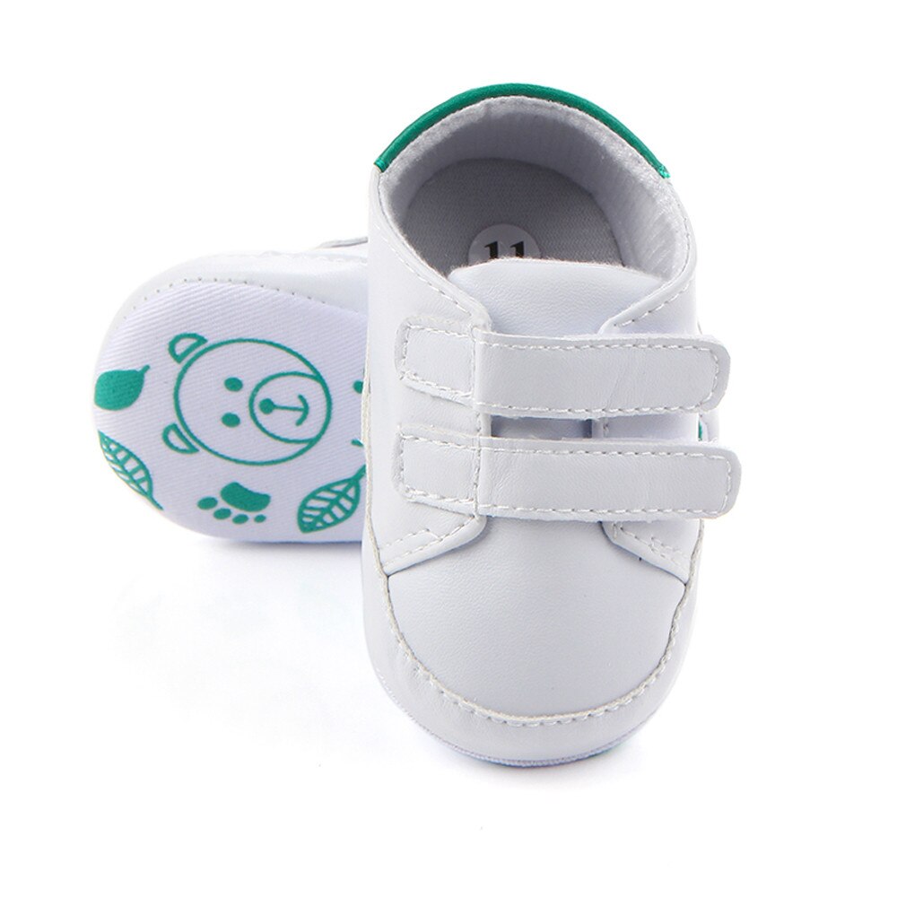 @ Infant – chaussures de berceau à semelle souple pour bébés garçons et filles, baskets pour -nés Bu/11: green / 13