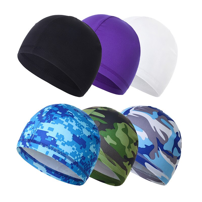 Gorra deportiva a la para hombre y mujer, gorro interior de seda de hielo de secado rápido, gorro transpirable antisudor para ciclismo