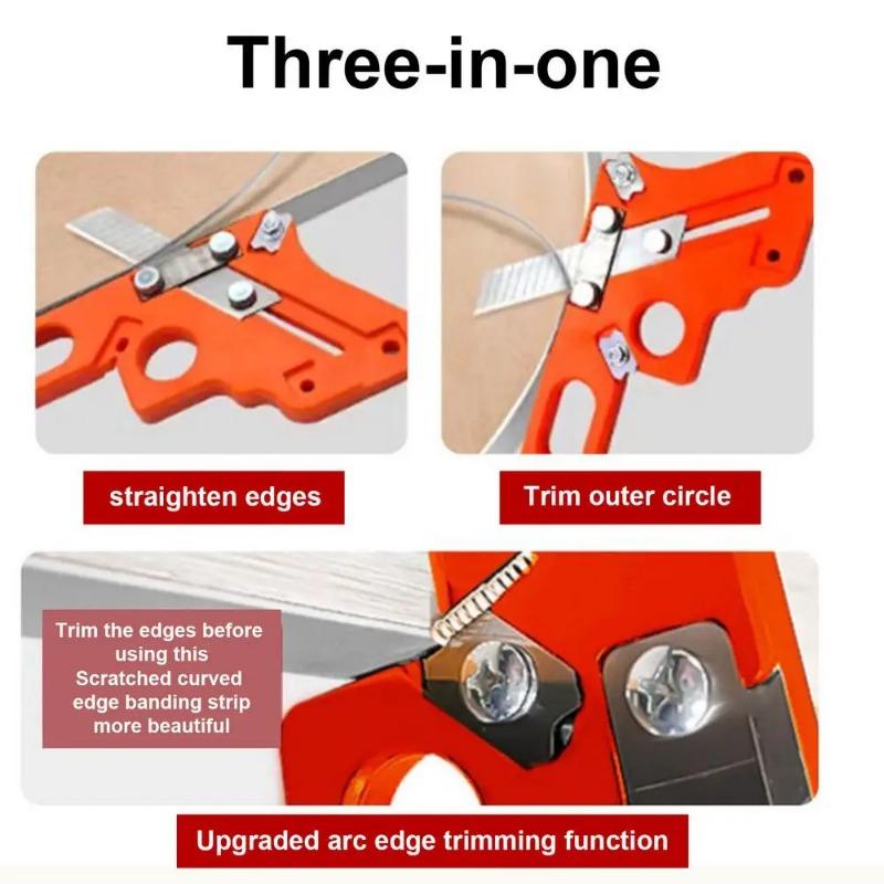 Handleiding Kantenverlijmer Trimmer Fineer Kantensnijder Gereedschap Houtbewerking Afschuining Vliegtuig Hout Afschuinen Filetschraper Board Ontbramen