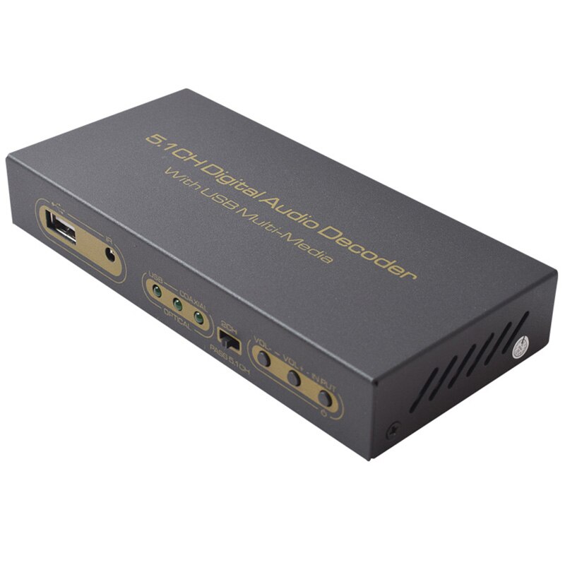 5,1 CH Koaxial Digital o Decoder Multi-Media o Player 5,1 o AC3 DTS LPCM für DVD PC VCD SW07M2 UK Stecker