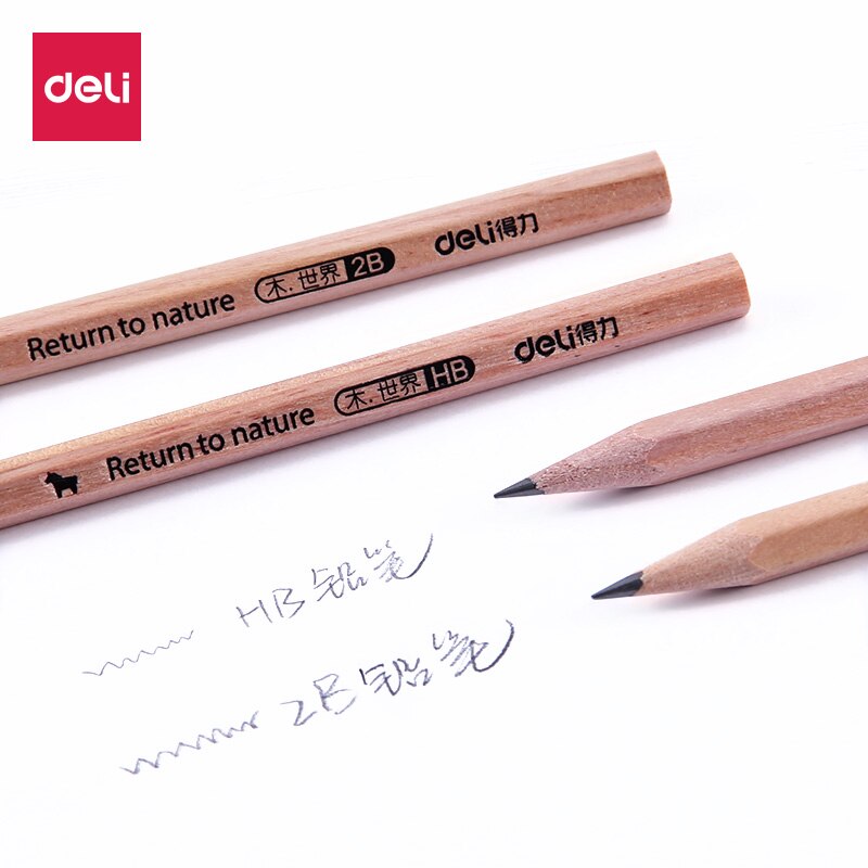Tegneblyant  hb 2b blyanter til trækabinetter til tegning, skrivning, skitse, skygge, kunstner, skoleartikler blyanter  -10 stk / pakke