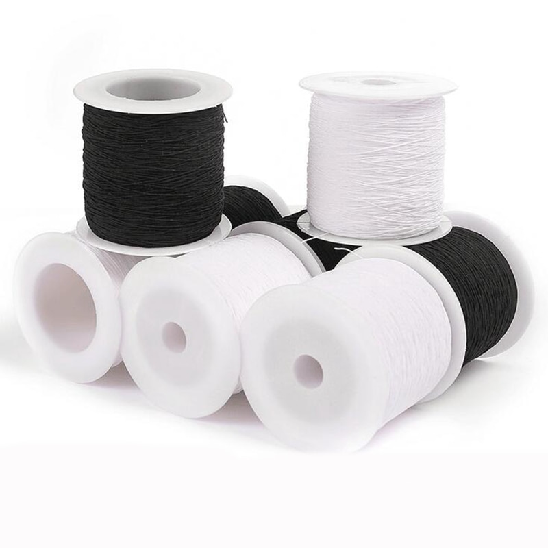 Elastische Draden Voor Naaien Borduren Garen Voor Naaimachine Diy Kleding Stof Polyester Elastische Naaigaren Kralen Gereedschap