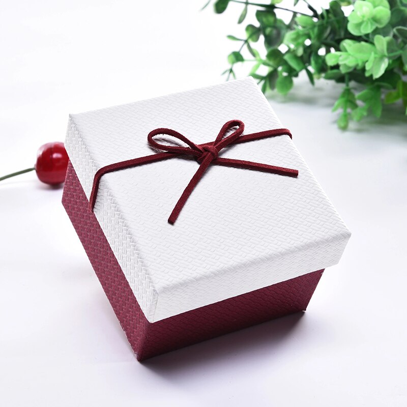 Square Jewelry Box Simple Jewelry Box Earrings Necklace Pendant Display Box Watch Beauty Jewelry Box Bracelet Storage Box