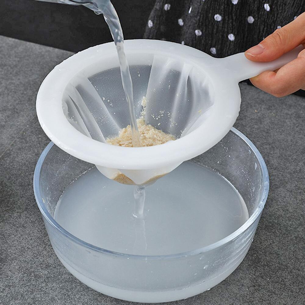 100/200/400 mesh køkken ultra-fint mesh filter filter nylon mesh ske til egnet til sojamælk kaffe mælk yoghurt