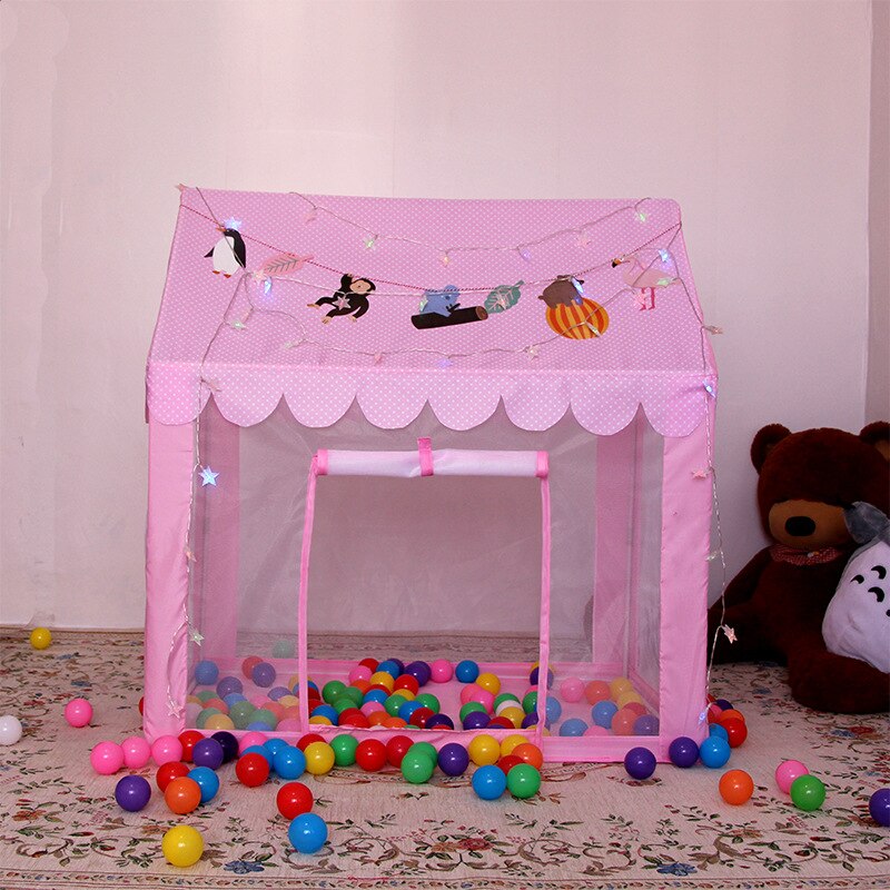 HOF freundlicher Zelt Spielzeug Faltbare DIY Baby Art Zelt Spielen drinnen draussen freundlicher Prinzessin Schloss Houseplay Weihnachten