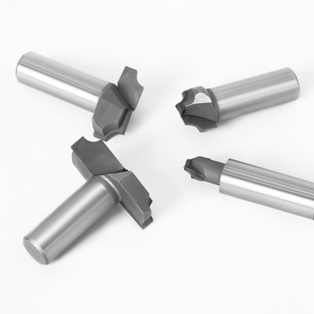 1PC 1/2&quot; 12mm Shank 1&quot; Radius Flat Bottom Bit Horizontal Crown Router Bit door knife Woodworking cutter
