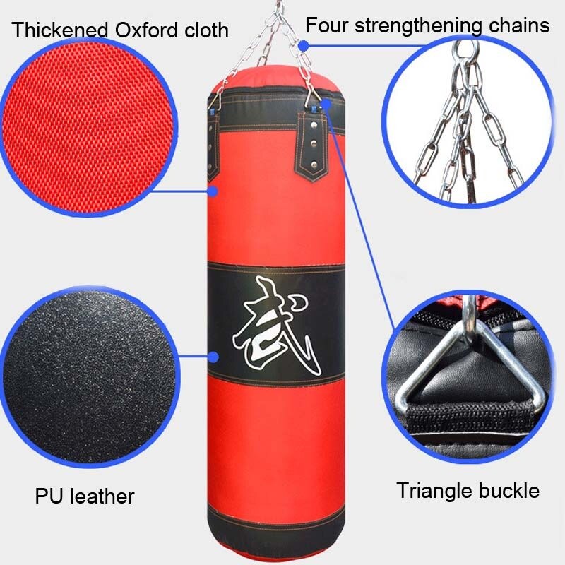 Boxing Punching Bag Training Fitness With Hanging Kick Sandbag adults Gym Exercise empty-Heavy boxing bag