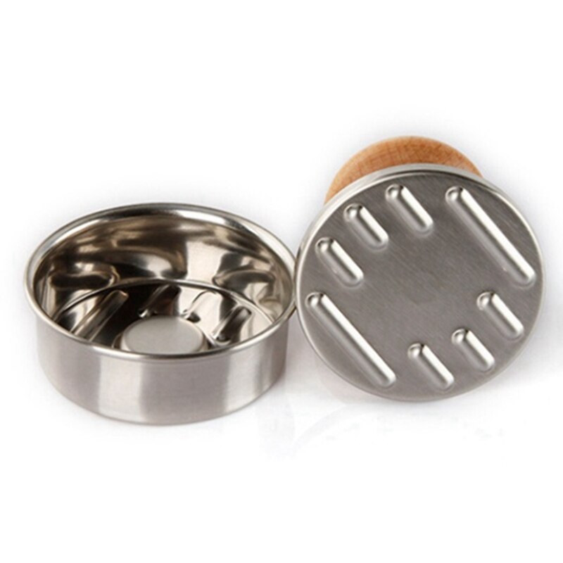 Hamburger Patty Maker, Stainless Steel Mini Burger Press Meat Press for Kitchen Meat Tool Accessories (2 PCS)