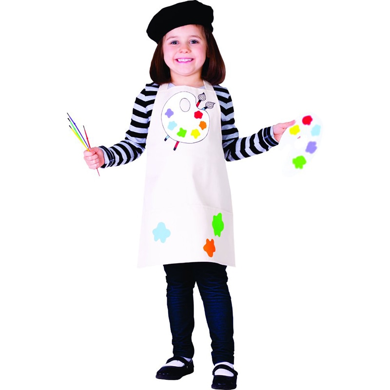 Disfraz de Halloween para niñas pequeñas, ropa para pintor, disfraz de Carnaval