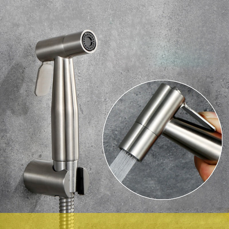 304 handdouches van roestvrij staal, driehoekig toiletventiel, sproeipistool, bidet, sanitair, accessoires, anale douche