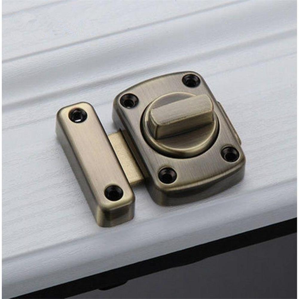 Universal Door Latch Gate Latch Security Sliding Door Lock Door Bolt Zinc Alloy With Screws Latch Door latch lock
