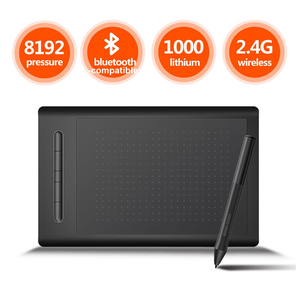 Vson Adults Students Drawing Boards 8192 Level Pressure Painting Pad Electronic Computer Laptop Graphic Tablets