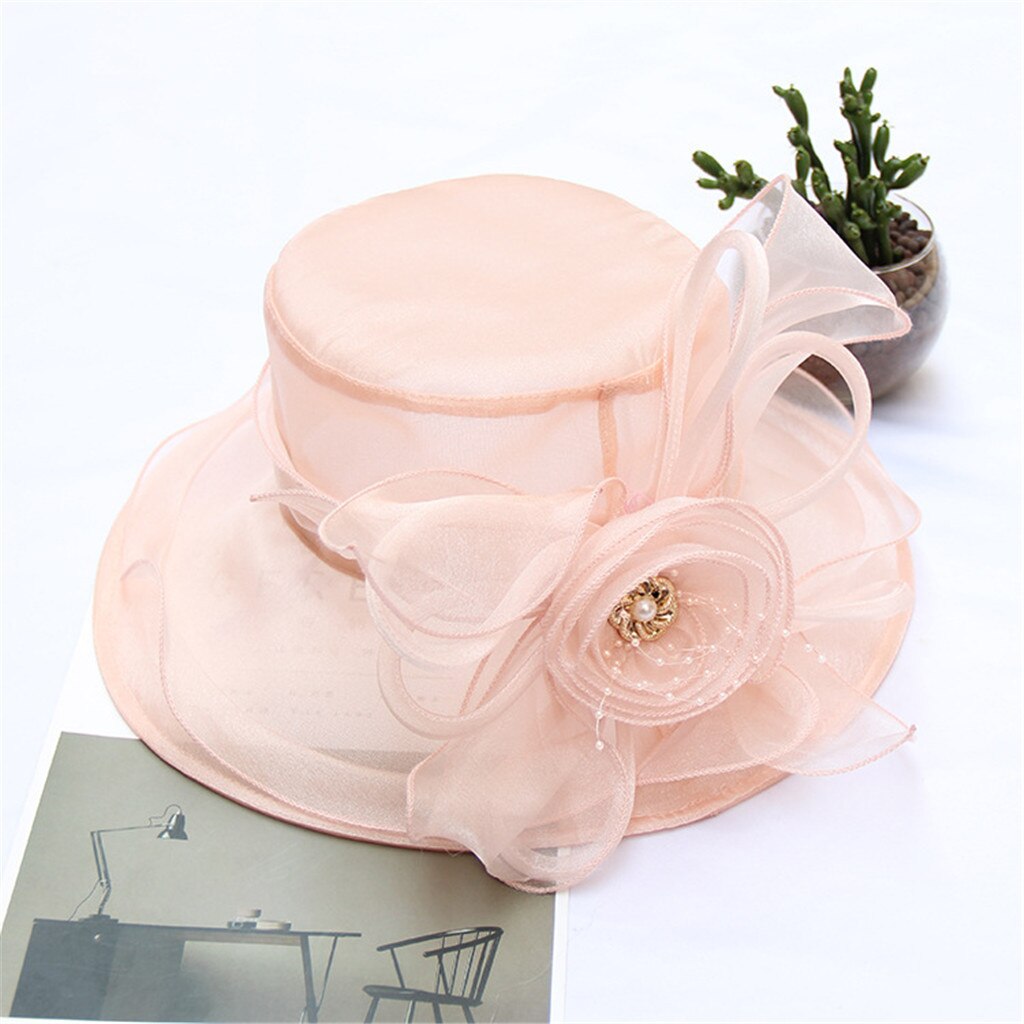 Pink Brides Hats Church Kentucky Daily Cap Fascinator Bridal Tea Party Wedding Hat Ladies Womens Hat