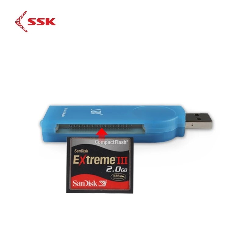Universal High Speed USB2.0 CF Card Reader Compact Flash Card Reader for PC Laptop Computer Compatible with multiple systems