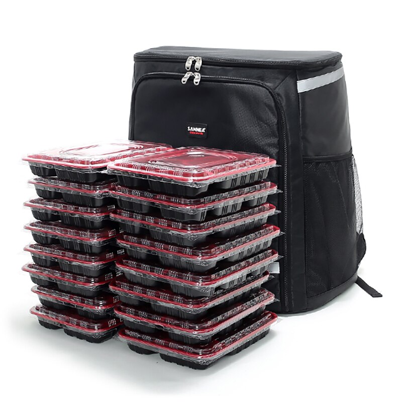 57L plecak torba termoizolacyjna termo pudełko piknikowe na obiad izolowane fajne torebka chłodząca samochodu świeże jedzenie dostawy torby termiczne lodówka