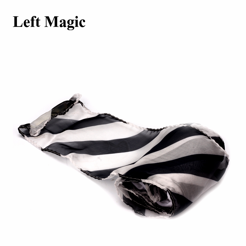 Handschoen Om Zebra Streamer Zijden Sjaal Goocheltrucs Professionele Goochelaar Straat Stage Party Magia Rekwisieten Magic Klassieke Speelgoed