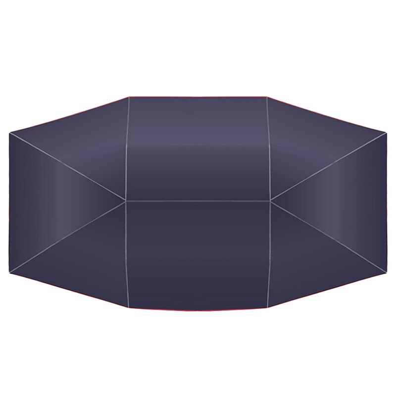 4.5X2.3M Outdoor Auto Voertuig Tent Auto Paraplu Zonnescherm Cover Oxford Doek Polyester Covers Zonder Beugel blauw