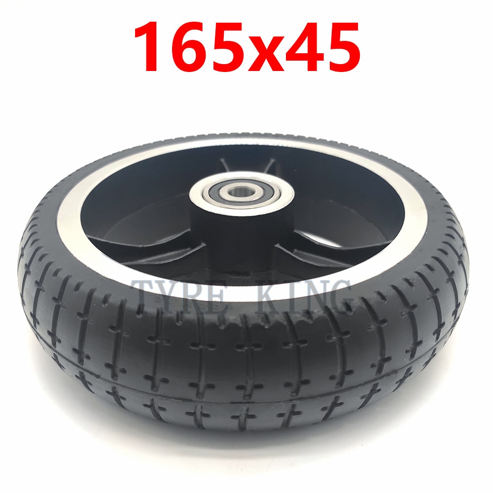 6.5 Inch 165x45 Solid Tire Non Pneumatic Explosion-proof Tyre Wheels for Hoverboard Self Balancing Electric Scooter Spare Parts