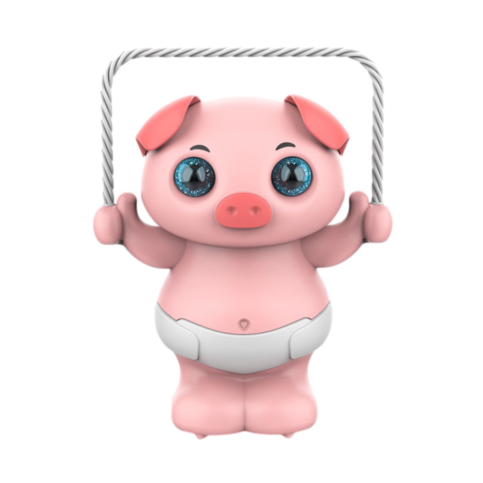 Cute Musical Skipping Rope Animal Toy With Lights And Sounds educational Voice Control Light Music For Kids Children: Skipping piggy