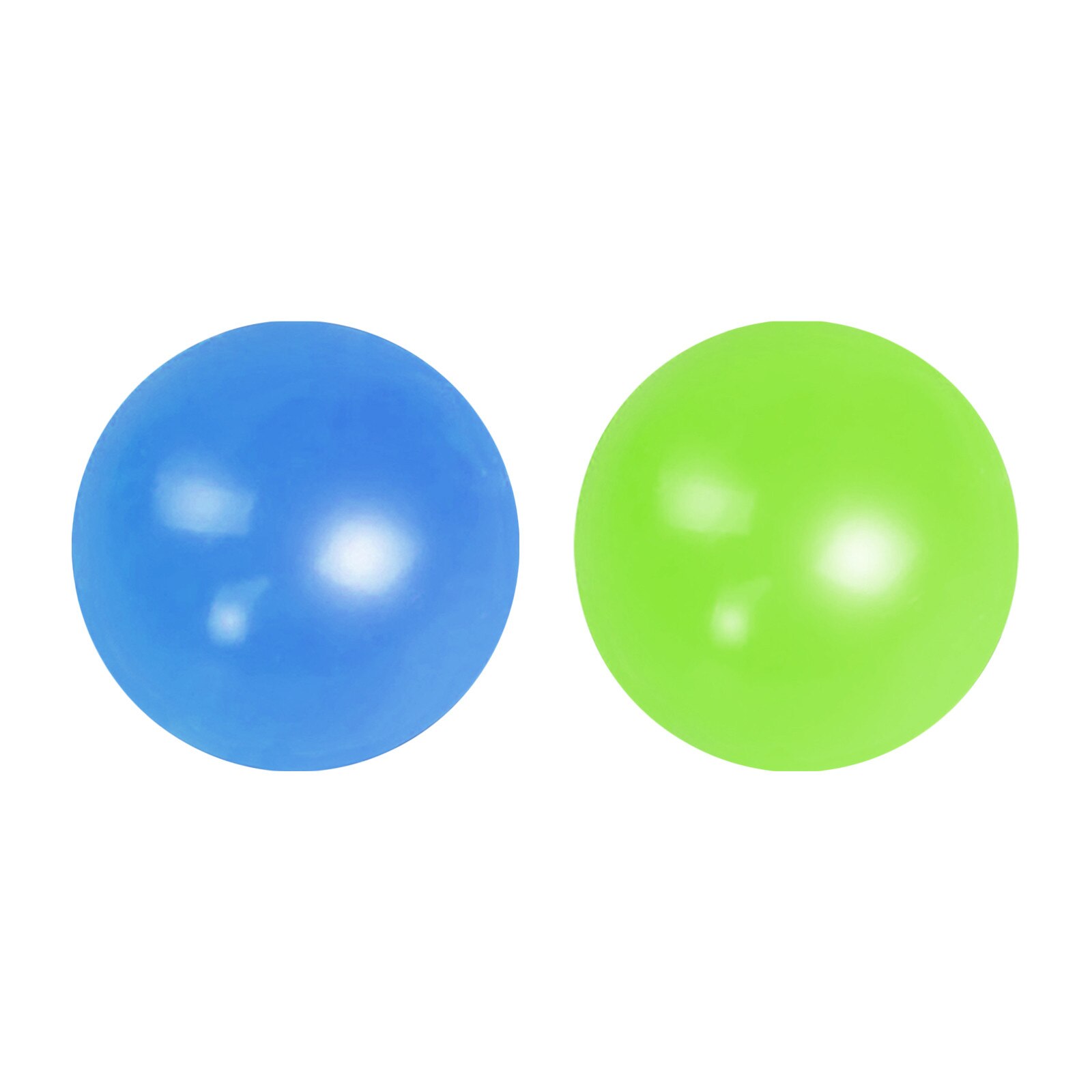 Fluorescent Sticky Wall Ball Sticky Target Ball Decompression Toy Kids Target Ball Stress Ball Decompression Throw Novelty: J