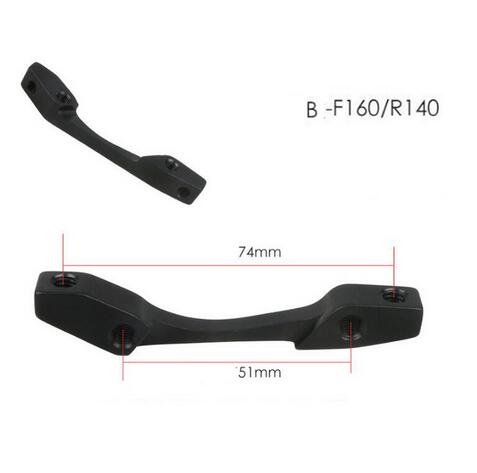 ZERGLBR Mountain Bike Disc Brake Adapter A-F180/R160 B-F203/R180 B-F180/R160 B-F160/R140 Adapters Bicycle Fork Conversion parts: B F160 R140