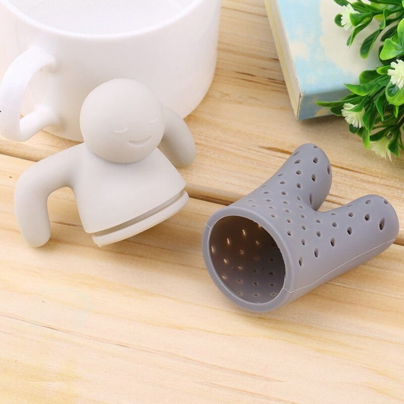 Tesilmaskin tepåsar intressant livshjälp tekanna silikon te infusers filter tekannor för te- och kaffefilter drinkware