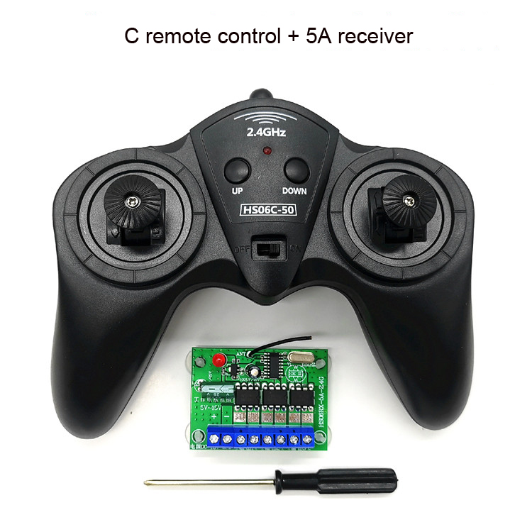 6CH 2,4G Fernbedienung 6V/12V 1,2 A/2,5 A/5A/20A Empfänger Radio System einstellen kabellos Entfernung steuern DIY Art Spielzeug Stiefel/Auto: Licht Grau