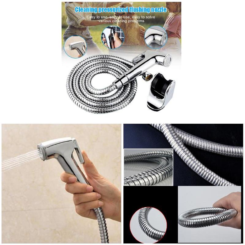 Bathroom Personal Hygiene Bidet Shower Handheld Bidet Sprayer Premium Hand-held Cloth Diaper Sprayer Set DC120