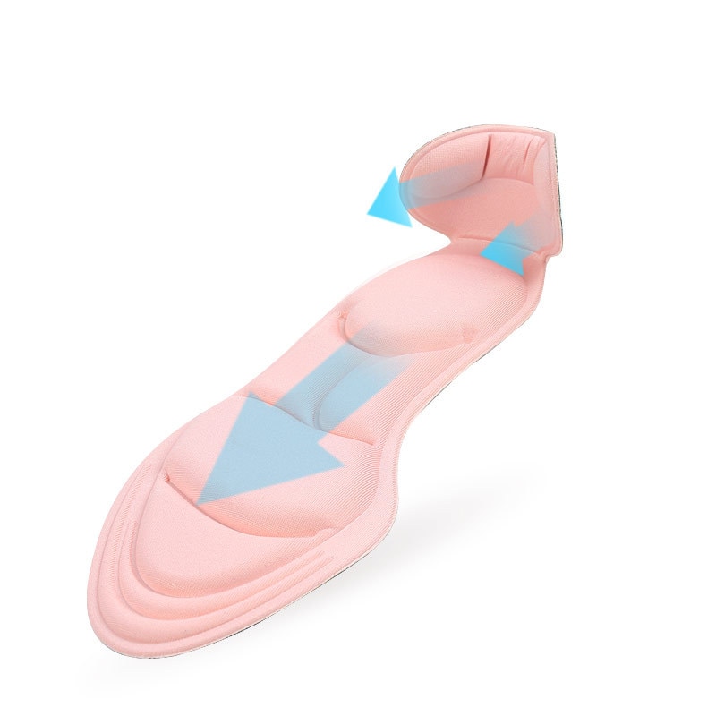 2 stk indersål pad indsætter hæl stolpe tilbage åndbar anti-slip til høj hæl sko best -wt høj hæl sko indlægssåler memory foam