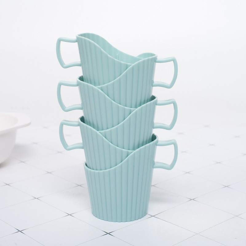 Portavasos de papel desechable, funda para taza de café expreso, antiescaldado, multifuncional, multiusos, para oficina y hogar, 6 uds.: Multicolor