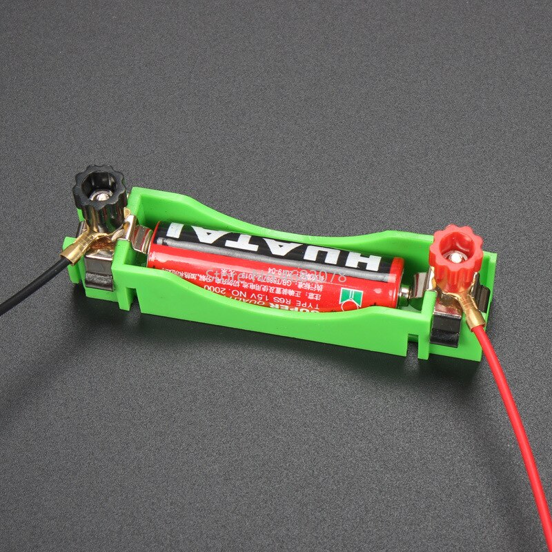 2Pcs Series and Parallel Structure of Physics Teaching Equipment for Electrical Experiment Power Supply of No.5 Battery Box