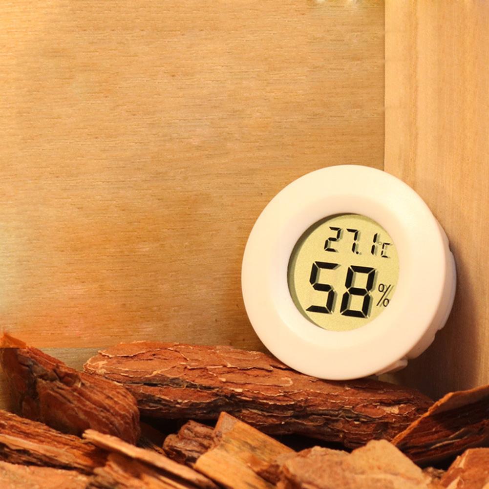Mini Digital LCD Reptile Thermometer Hygrometer Lizard Amphibian Terrarium Tortoise Temperature Humidity Meter Thermo-Hygrometer