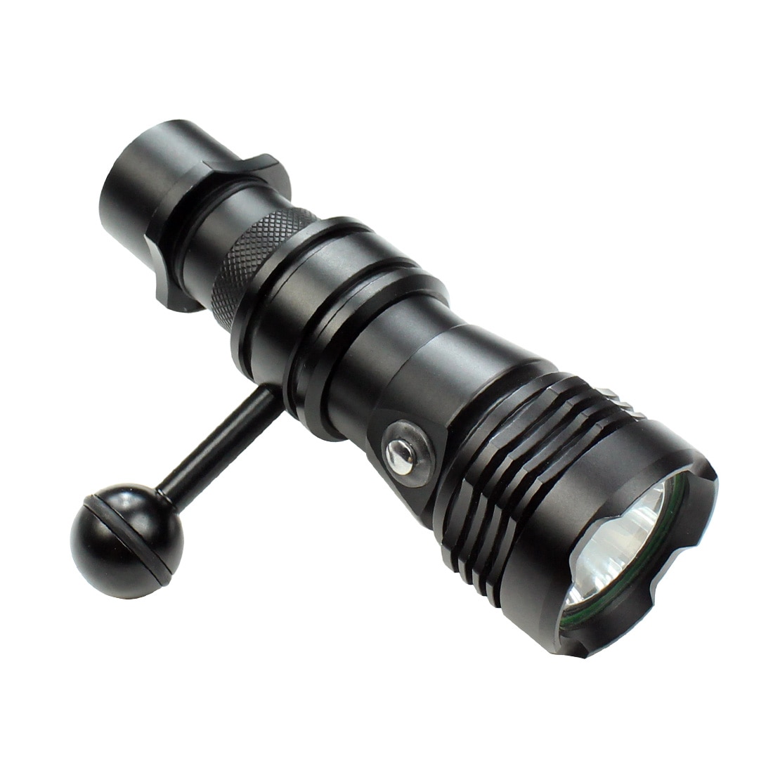 1000lm led waterdichte duikzaklamp met 1 inch balhoofdclip 2000lm gopro-actiecamera