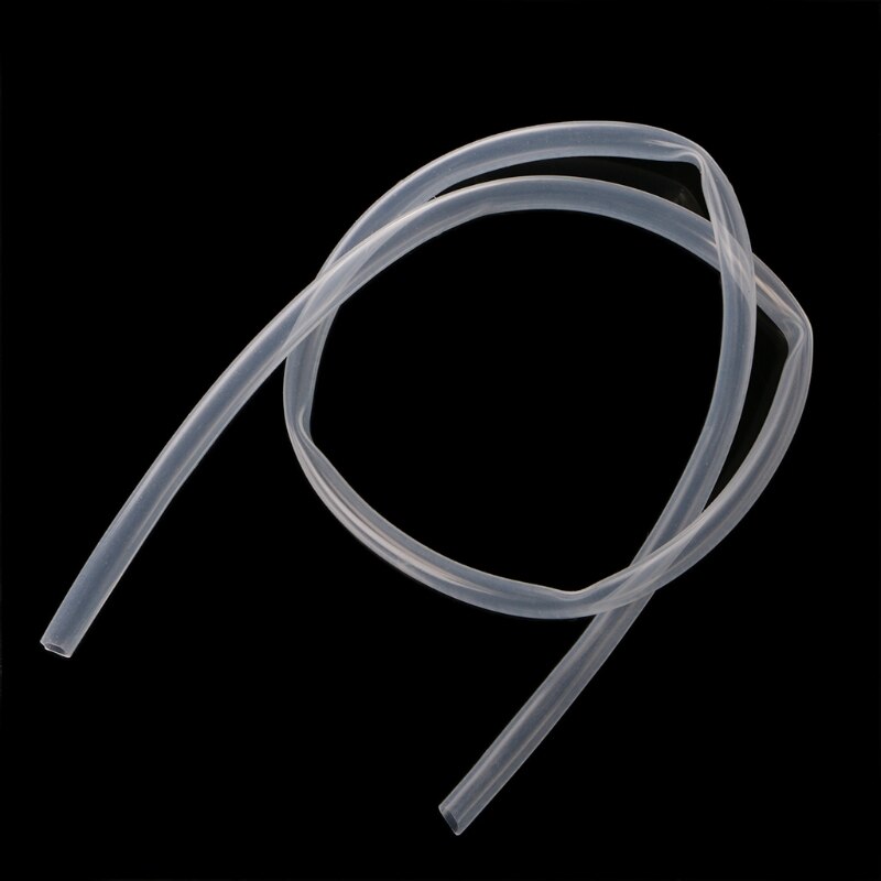 Transparent 6mm ID x 8mm OD Food Grade Silicone Tube Flexible Hose Pipe 1m Odorless, Tasteless and Inert