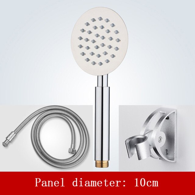 Wetips Bad Douchekop Hoge Drukverhoging Waterbesparing Beweegbare Ultradunne Douchekop Badkamer Rvs Douche Nozzle